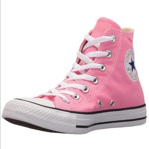 Pink High Top Converse Chuck Taylor All Star Hi